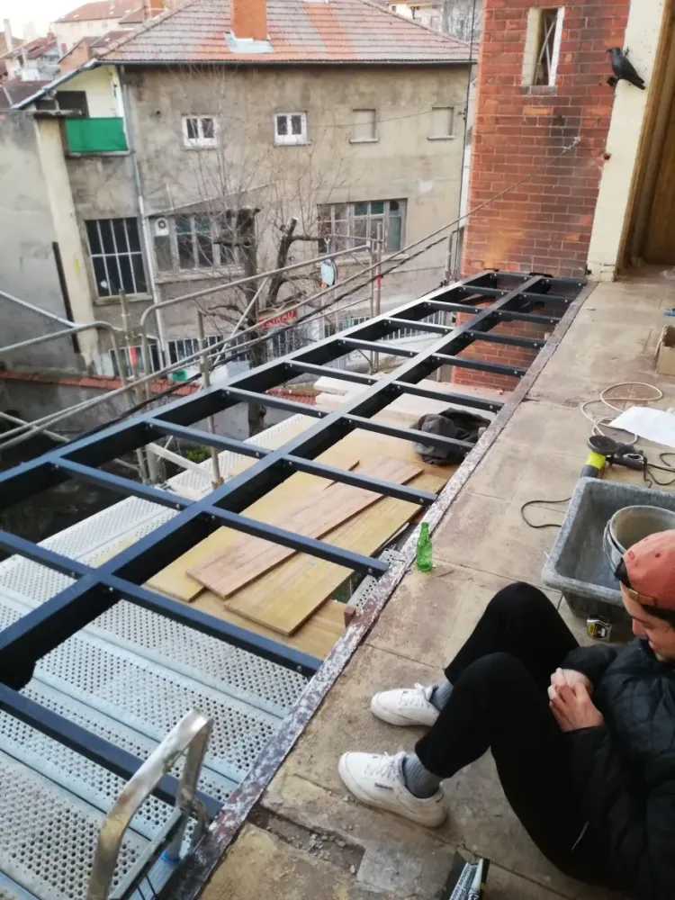 Structure pour terrasse